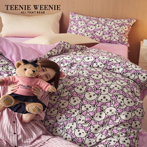 TeenieWeenie小熊卡通印花四件套