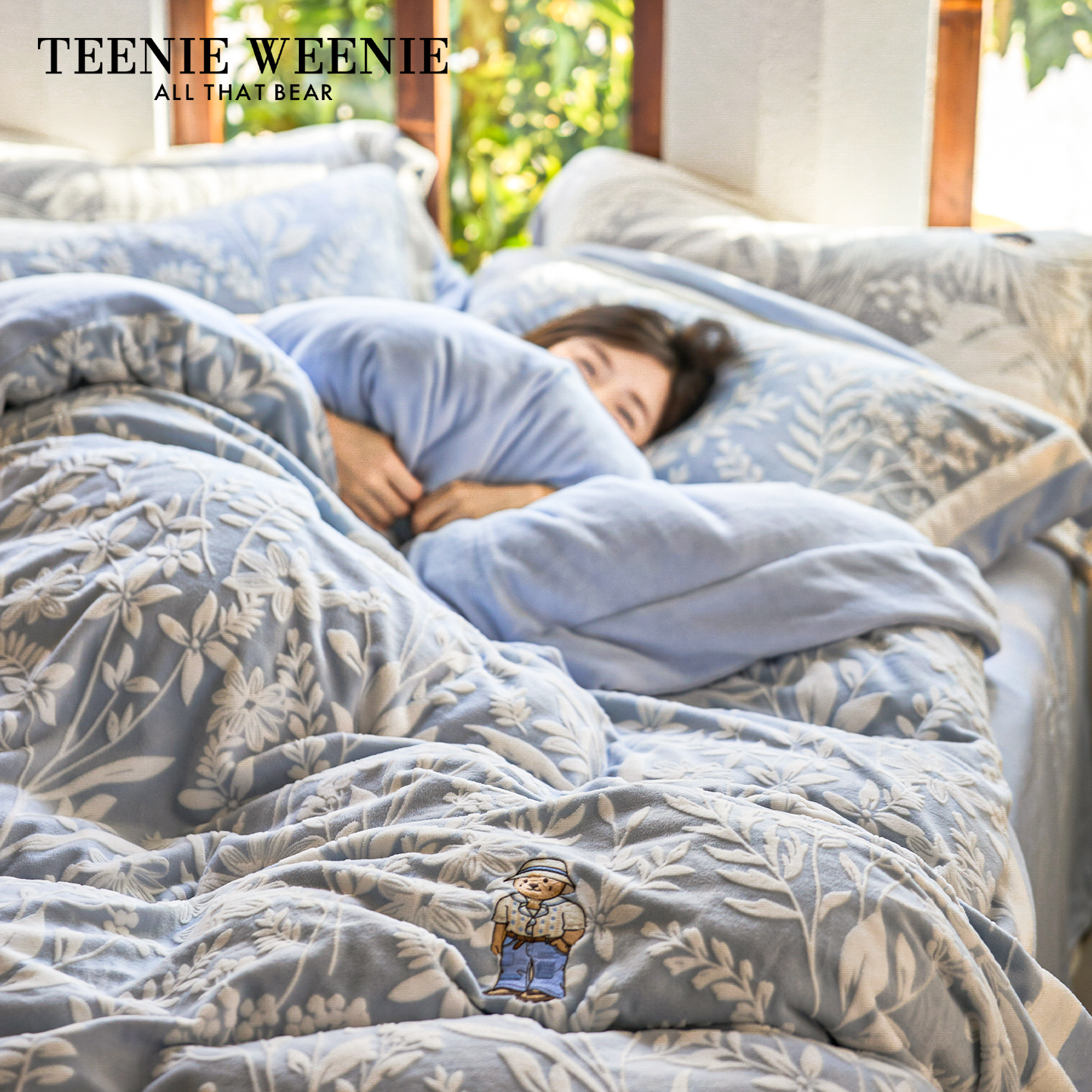 TeenieWeenie冬季保暖小熊被套