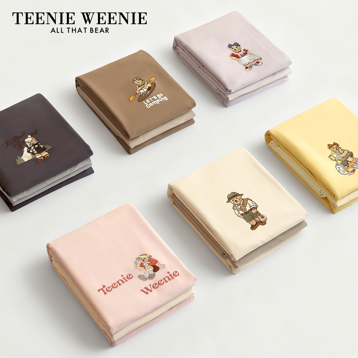 TeenieWeenie全棉加厚磨毛被套单件150x200x230秋冬保暖纯棉被套
