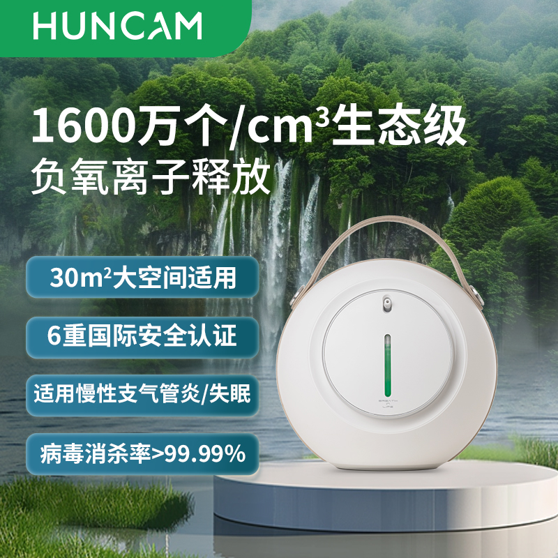 若瀑负氧离子机生态直吸睡眠仪康养空净负离子发生器无静电臭氧A6