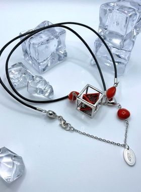 未定事件簿左然红豆骰子项链