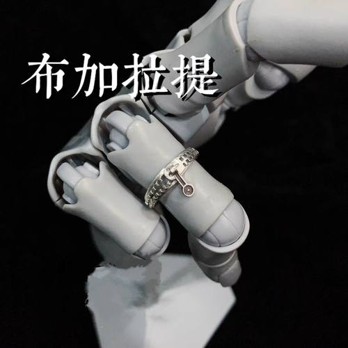 JOJO奇妙冒险布加拉提替身手指拉链戒指对戒情侣调节款式周边同款