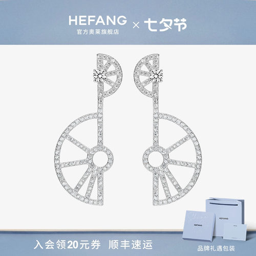 [HEFANG奥莱店]旋木花窗耳环