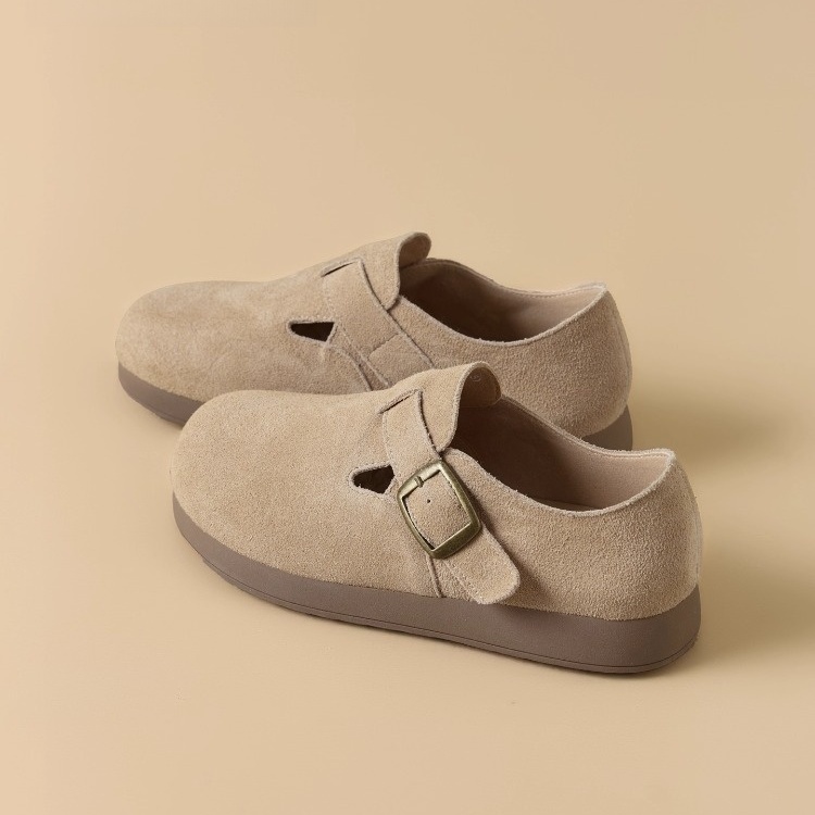 厚底勃肯鞋全包软底单鞋