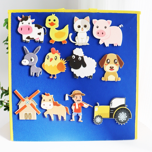 儿童绘本故事启蒙毛毡教具