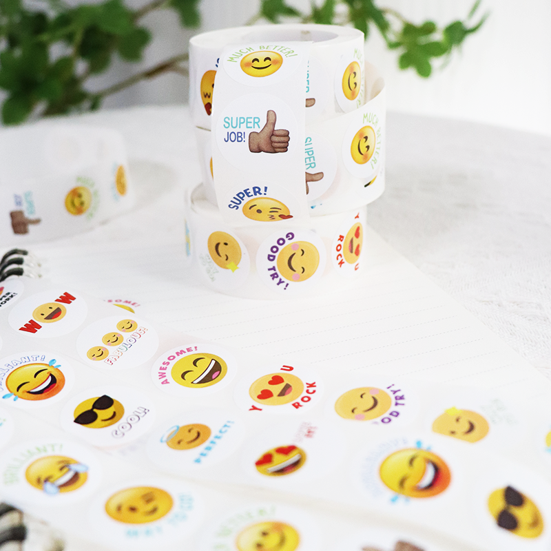 笑脸贴纸表扬小学生课堂奖励教具