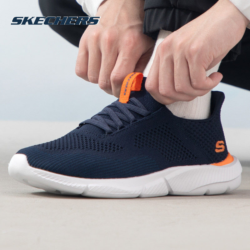 斯凯奇男鞋冬季新款一脚蹬穿脱运动鞋透气休闲鞋中老年轻便健步鞋,流行男鞋,健步鞋,淘宝优惠券,粉丝福利购,淘宝优惠卷