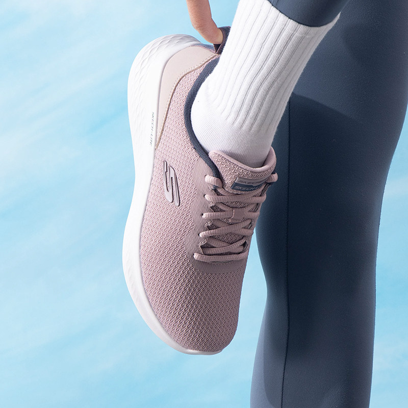 斯凯奇夏季新款粉色健步鞋女透气轻便运动鞋休闲鞋,女鞋,时尚休闲鞋,淘宝优惠券,粉丝福利购,淘宝优惠卷