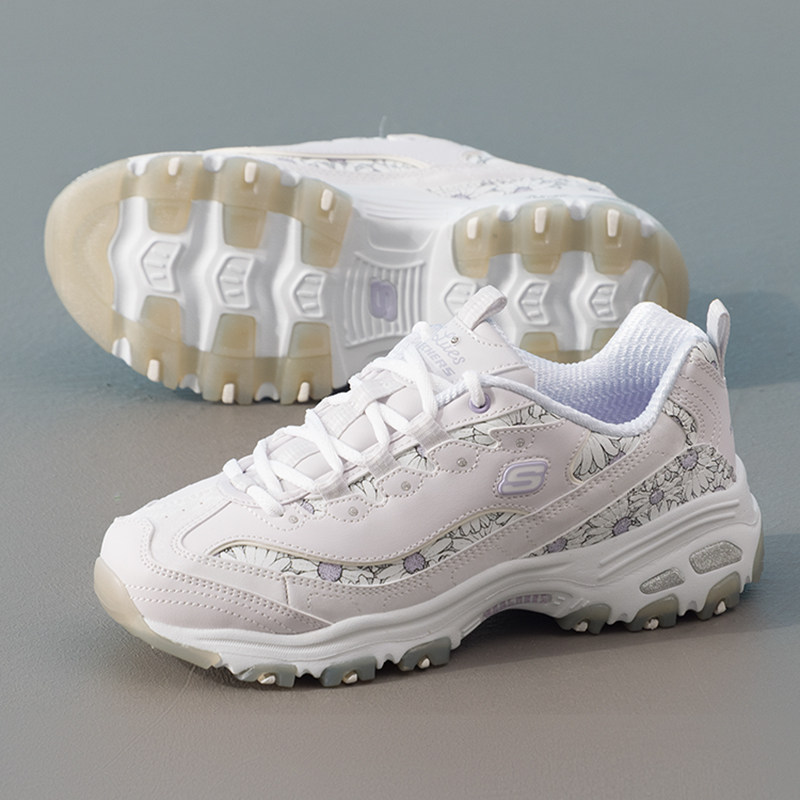 斯凯奇夏季耐磨熊猫鞋女款厚底增高运动鞋轻便透气,女鞋,老爹鞋,淘宝优惠券,粉丝福利购,淘宝优惠卷