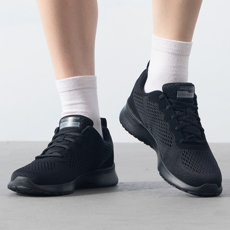 Skechers斯凯奇男士绑带运动休闲鞋子新款网面透气低帮缓震跑步,流行男鞋,时尚休闲鞋,淘宝优惠券,粉丝福利购,淘宝优惠卷