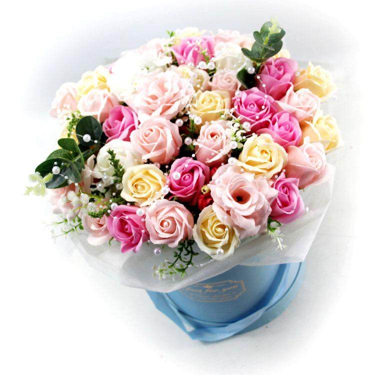 新款直销七夕情人节教师节52朵33朵99朵108朵手捧抱抱桶香皂花礼,家居饰品,餐桌花艺,淘宝优惠券,粉丝福利购,淘宝优惠卷