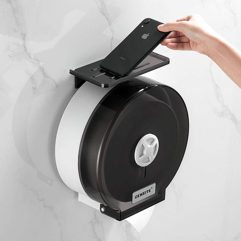 新款直销卫生间大卷纸盒壁挂式宾馆酒店商用公厕卷筒厕纸免打孔大