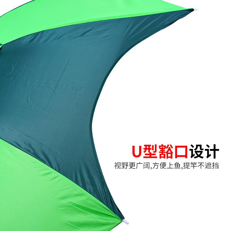 新款直销户外1.8米万向铝合金钓鱼伞 防风防水防雨遮阳垂钓伞钓箱