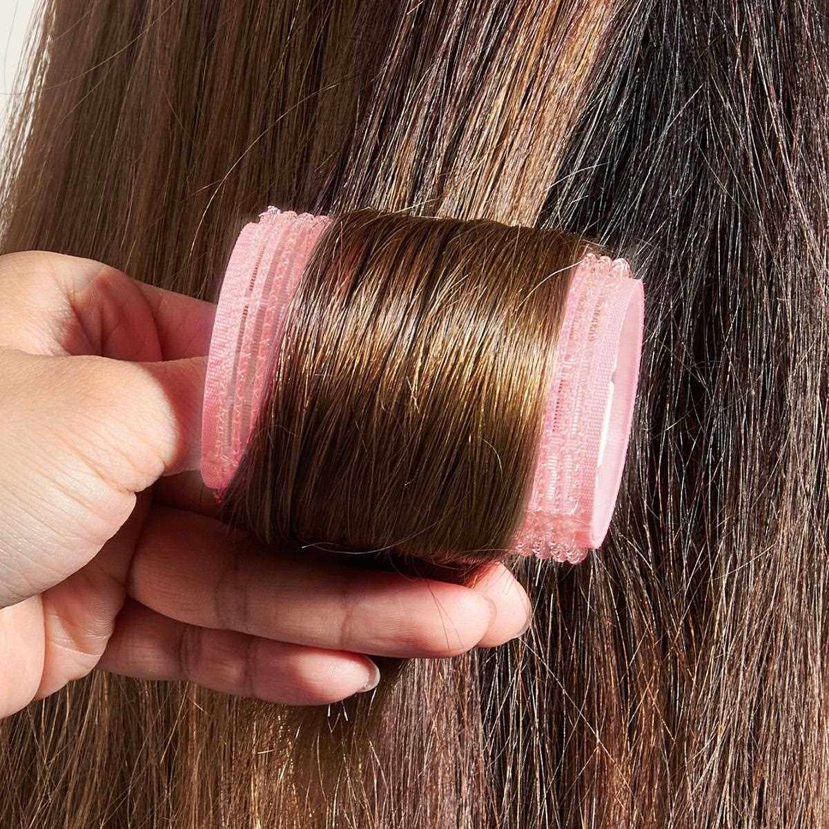 新款直销刘海卷发器卷发圈 梨花卷筒 卷发夹蓬松魔术贴发卷空气卷