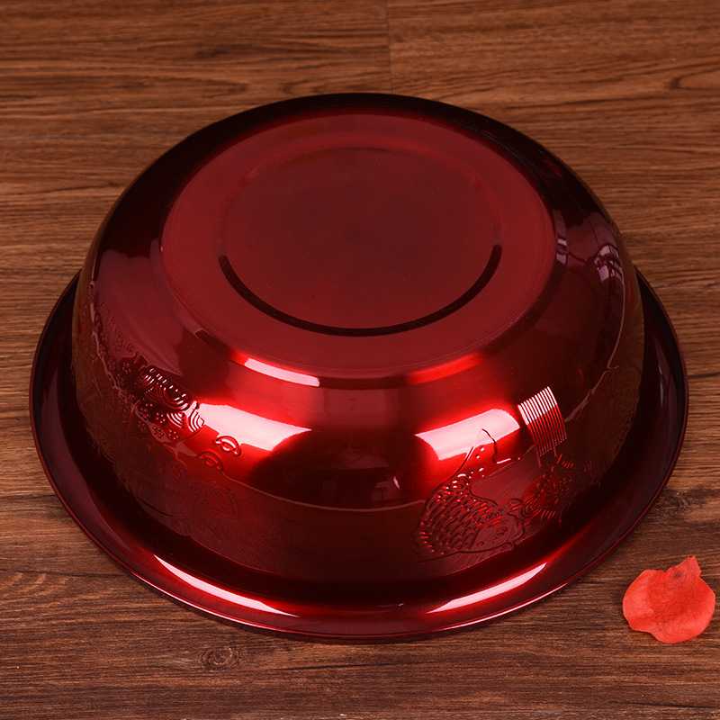 新款直销喜盆女方陪嫁结婚脸盆娘家婚庆用品新娘嫁妆洗脸盆不锈钢