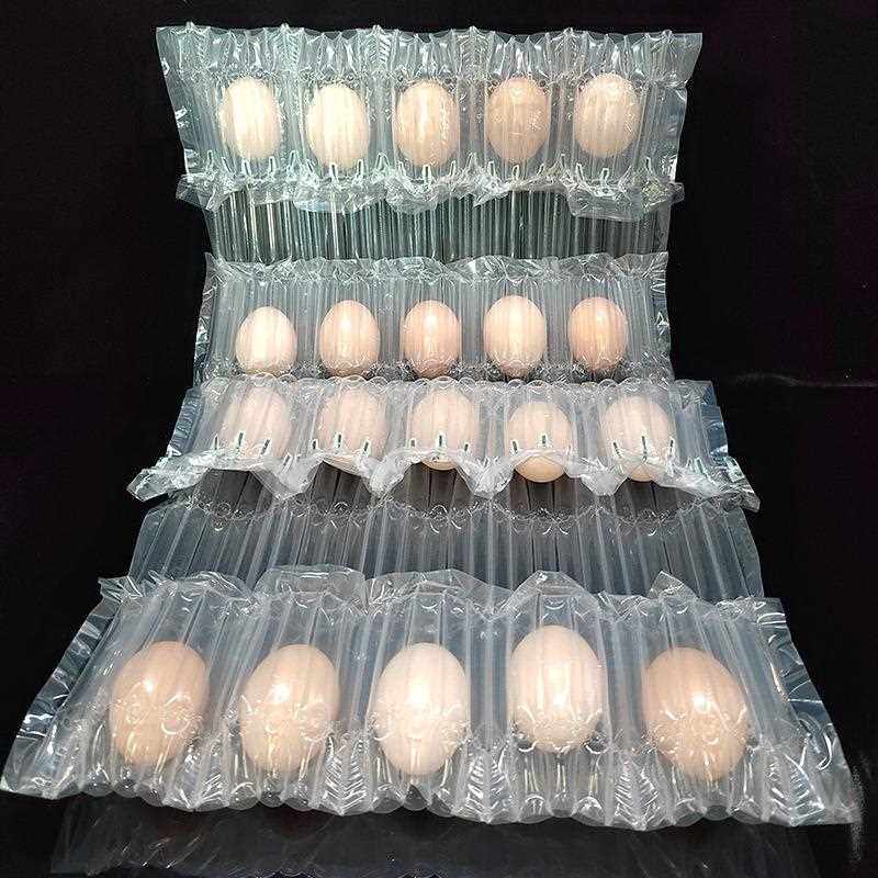 新款直销鸡蛋气柱袋气柱防震包装防碎充气充气袋气泡加厚快递卷材