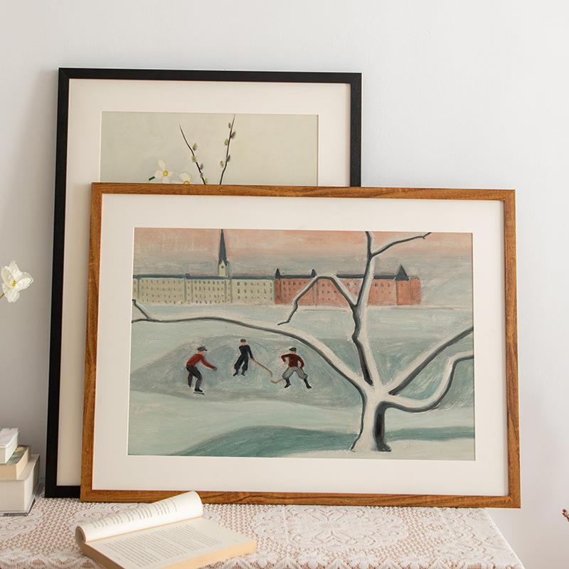 新款直销实木相框2寸6寸框架任意大尺寸挂墙A4K8a相册照片影楼画