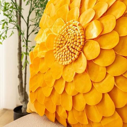 新款直销美式植物花朵抱枕套 客厅沙发抱枕网红刺绣靠垫绒面靠枕