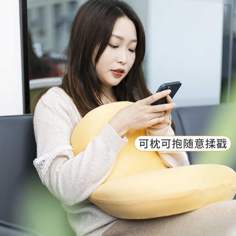 新款直销猫肚皮记忆枕轻盈款慢回弹深睡护颈椎枕记忆棉枕头外贸侧