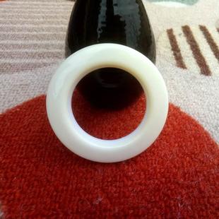 直销牙白色窗帘扣环ABS材质打孔环窗帘圈圆环窗帘辅料带静音 新款