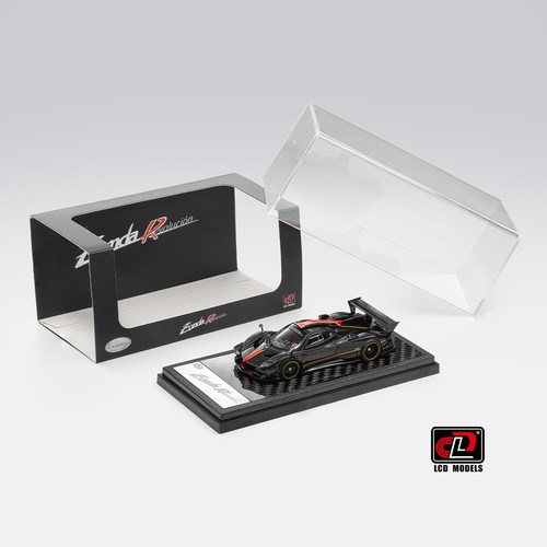 LCD 1:64 Pagani 帕加尼 宗达 REVO 黑碳红边 汽车模型