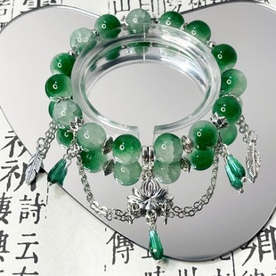 李莲花衍生印象款琉璃手链ins潮清冷古风气质高级感复古莲花手串