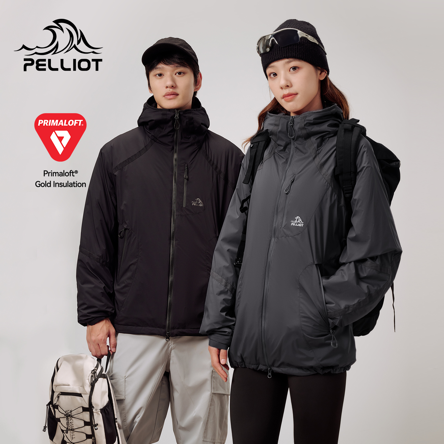 【山系】伯希和户外Primaloft金标P棉服男新款防风保暖登山外套女