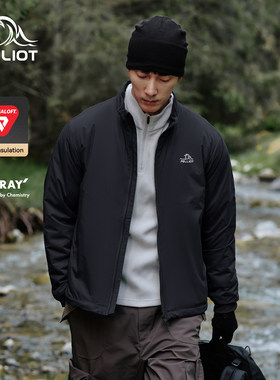 【P系列】伯希和户外Primaloft金标P棉黑色运动棉服冲锋衣内胆