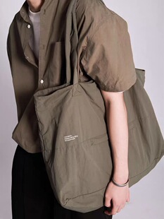 AWT25春秋原创简约单肩托特包 防泼水轻便手提大容量收纳通勤包包