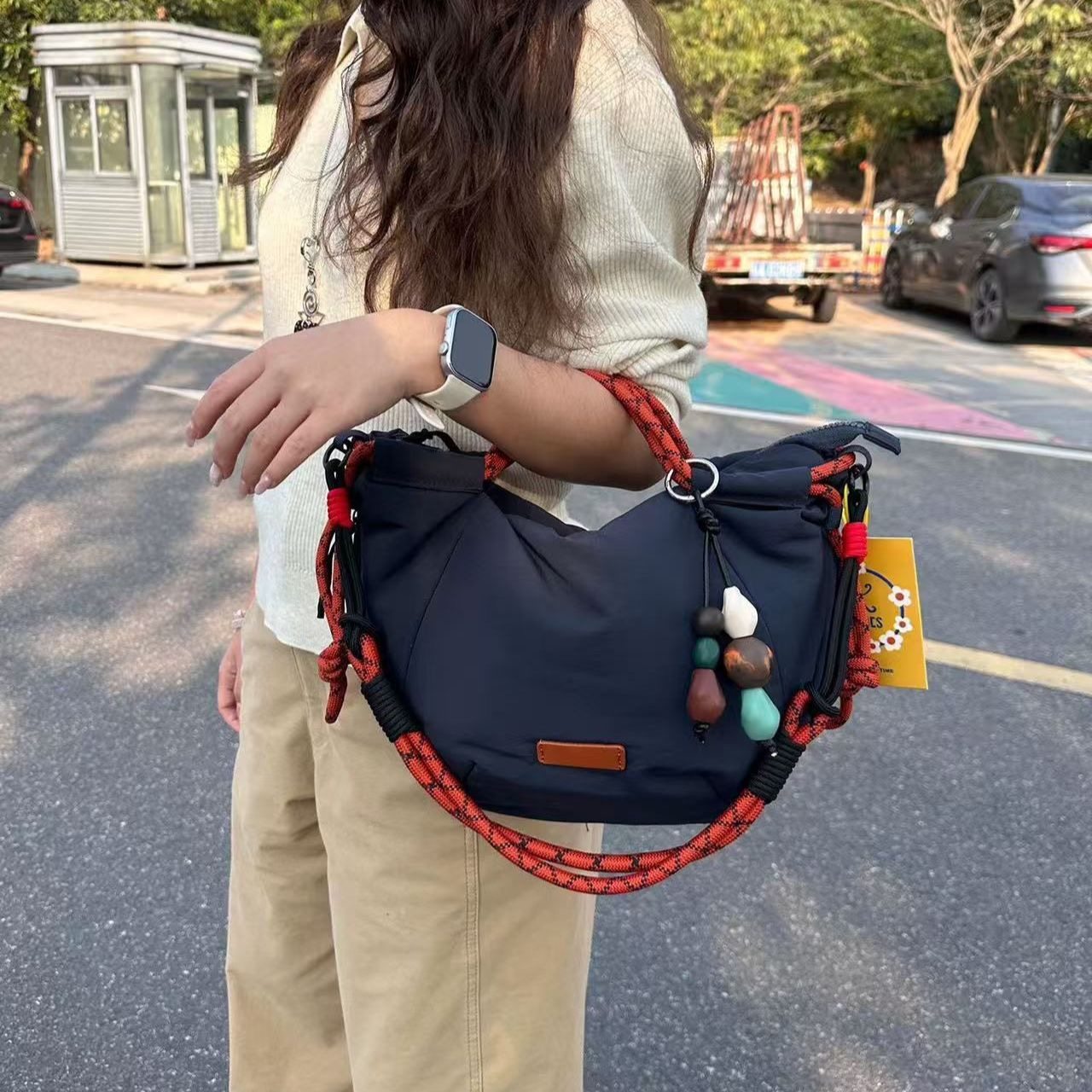 牛津布包包女款小众设计轻奢高级感轻量化休闲运动手提单肩斜挎包,箱包皮具/热销女包/男包,通用款女包,淘宝优惠券,粉丝福利购,淘宝优惠卷