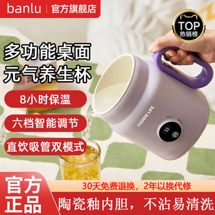 家用电热杯烧水迷你多功能桌面办公室养生杯保温智能调节电热水壶