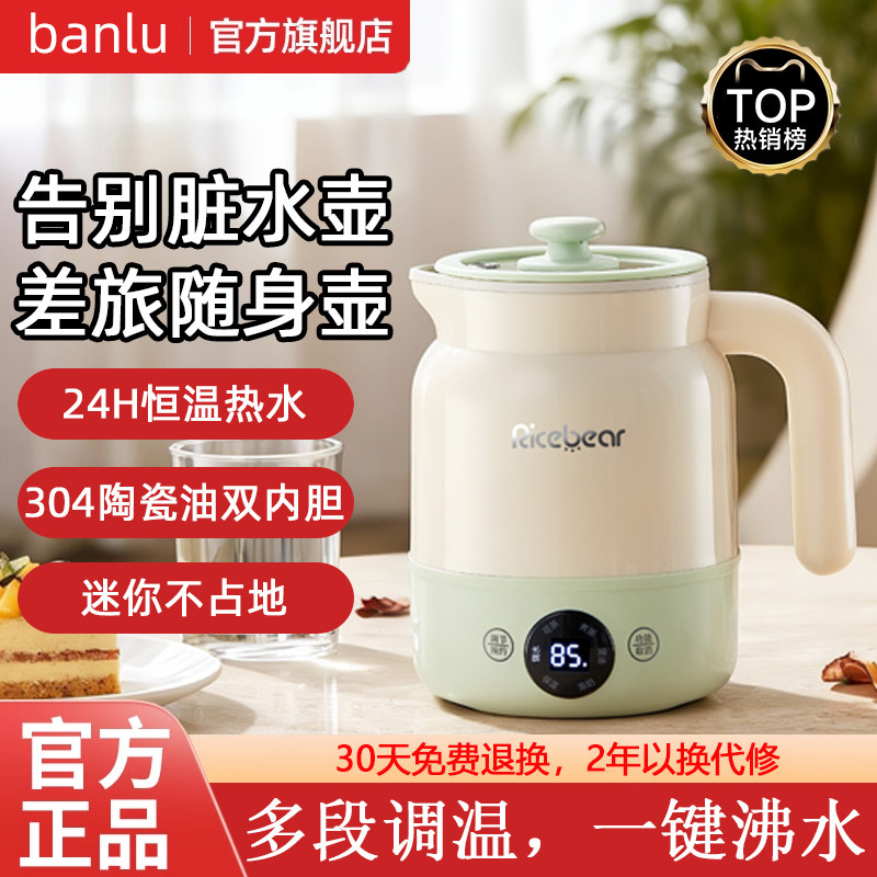炖煮一体烧水杯办公室小型家用保温宿舍养生杯多功能热奶杯一人用