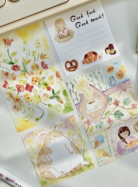 【便签】麻辣糯米周vol.7 特种纸便签 甜里铺 木棉纸盐系手账素材