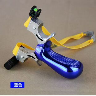 弹弓高精度枪式 斑鸠王子激光扁皮弓户外成人专业比赛玩具配皮筋组