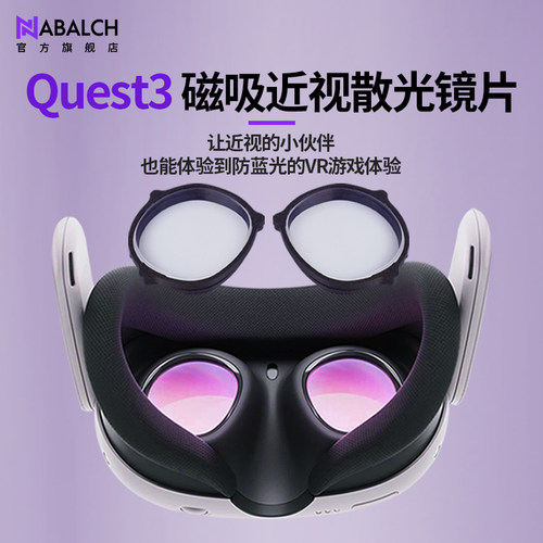 Quest3/3s磁吸近视眼镜框