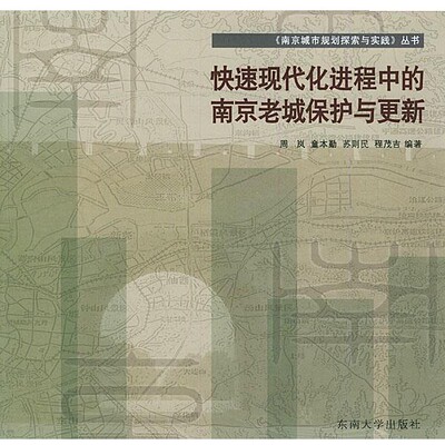 正版包邮快速现代化进程中的南京老城保护与更新—南京城市规划探索与实践丛书周岚 等编著东南大学出版社9787810894425