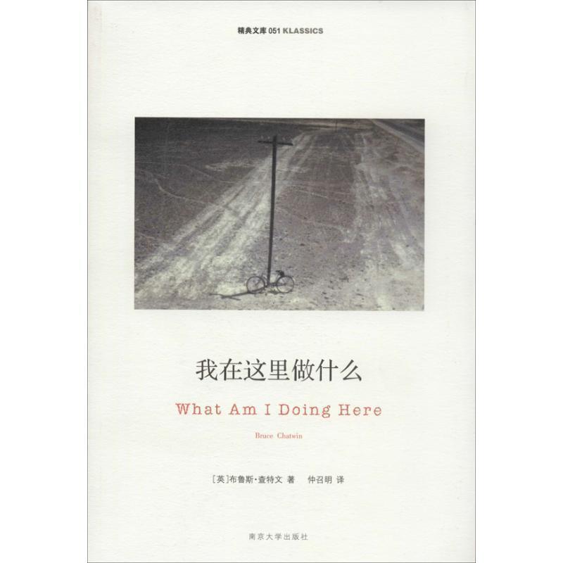 正版包邮我在这里做什么[英] 布鲁斯·查特文 著,仲召明 译南京大