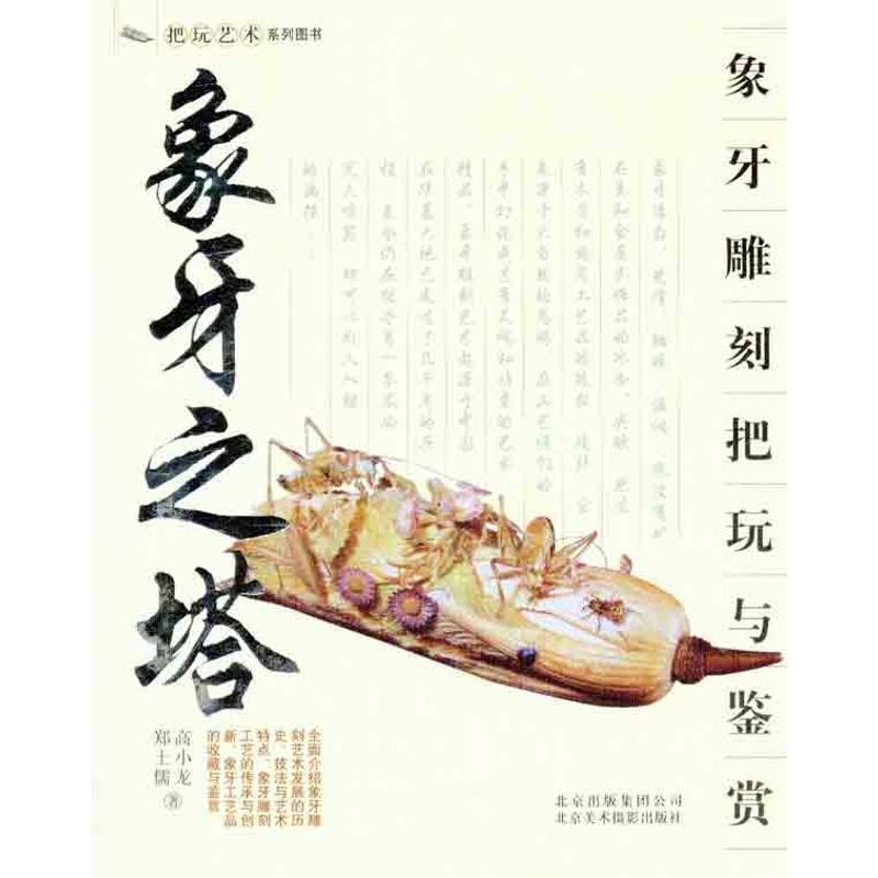 正版包邮象牙雕刻把玩与鉴赏把玩艺术系列图书高小龙 郑士儒北京美术摄影出版社9787805014364