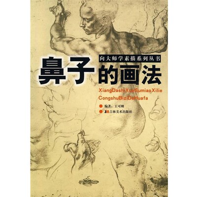 正版包邮鼻子的画法王可刚,宋飞 著吉林美术出版社9787538632224