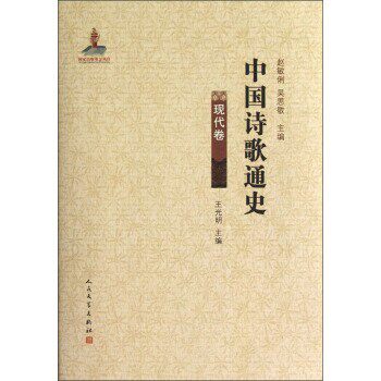 正版包邮中国诗歌通史赵敏俐,吴思敬,王光明 编人民文学出版社9787020090563