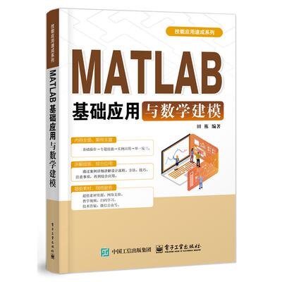官方正版 MATLAB基础应用与数学建模 田栋 编著 MATLAB R2024a软件 MATLAB基本环境和操作方法及在数学建模中的应用