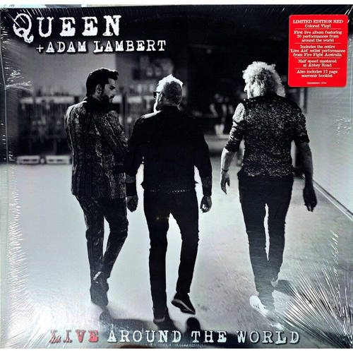 原装进口 皇后乐队+亚当兰伯特 环游世界 美版2LP限量版红胶唱片