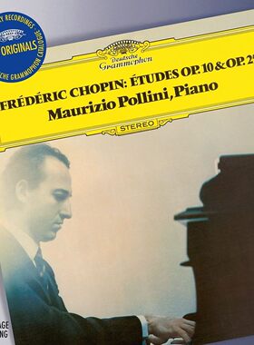 原装进口 波利尼Pollini 肖邦24首练习曲 第10&第25练习曲 德版CD