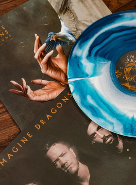 欧版进口Imagine Dragons梦龙乐队专辑 迷雾幻境 海洋蓝胶LP唱片