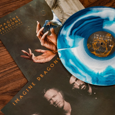 欧版进口Imagine Dragons梦龙乐队专辑 迷雾幻境 海洋蓝胶LP唱片