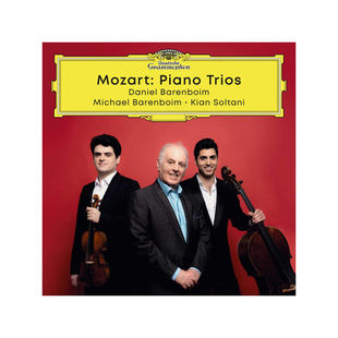 欧版进口 巴伦博伊姆父子 莫扎特 钢琴三重奏 古典专辑2CD唱片碟