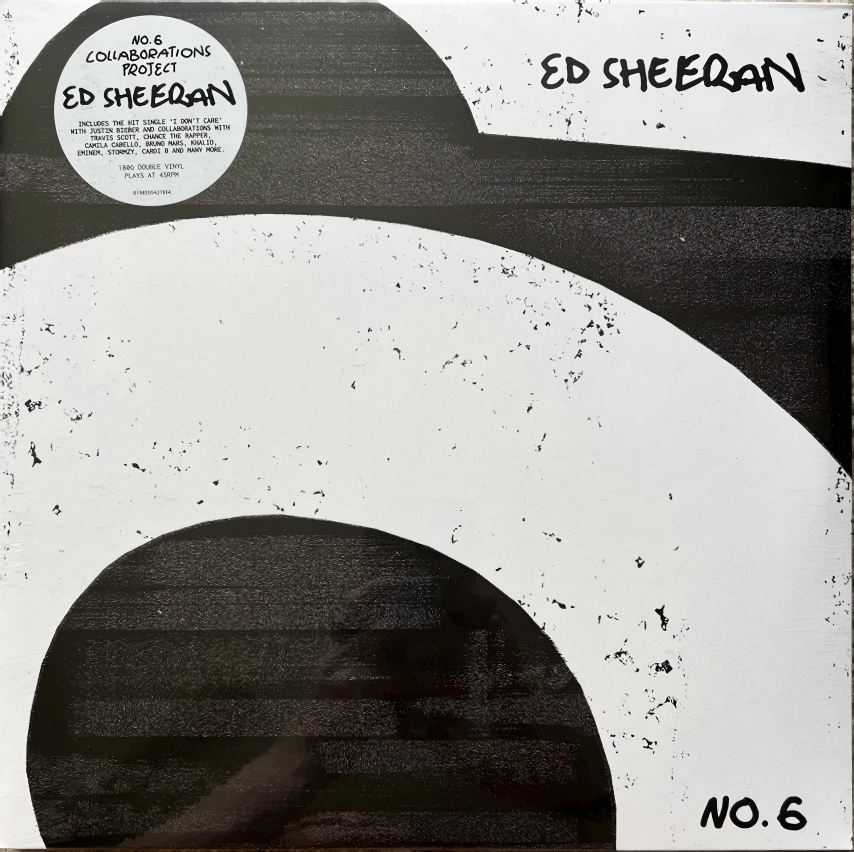 欧版Ed Sheeran黄老板专辑No6Collaborations Project黑胶唱片2LP