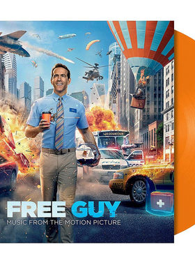 原装进口 失控玩家电影原声带 Free Guy OST 美版橙色LP黑胶唱片
