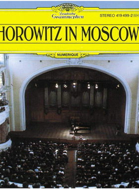 原装进口 霍洛维兹 在莫斯科HOROWITZ IN MOSCOW 古典 德版CD唱片