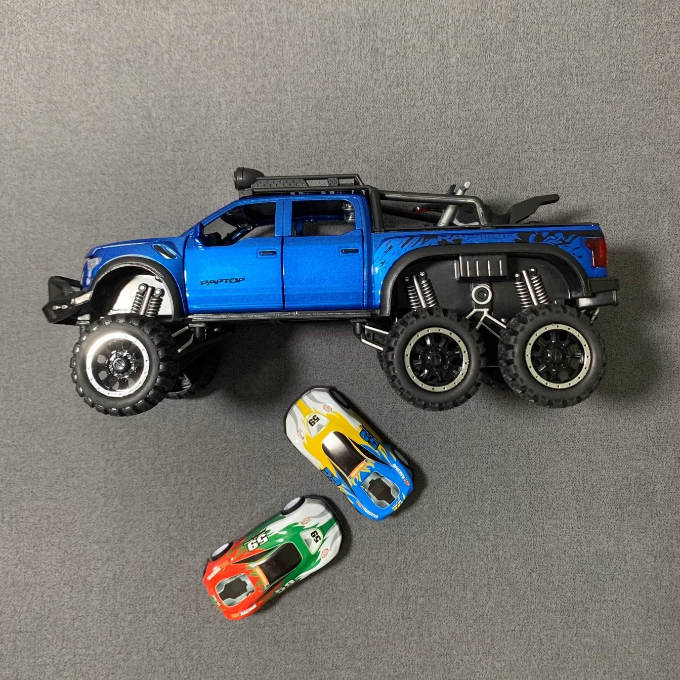 福特猛禽F150儿童合金汽车模型玩具回力车模型成人越野车仿真